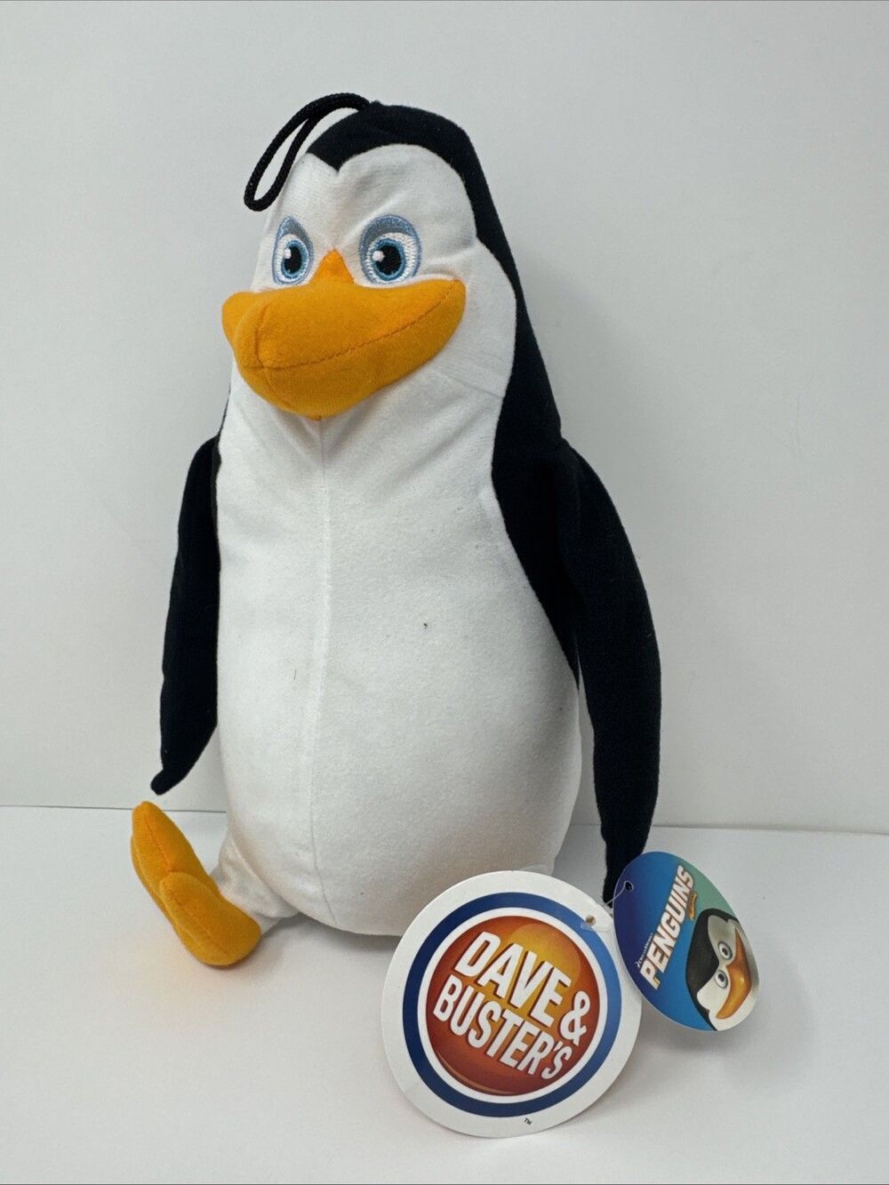 DreamWorks Penguins Of Madagascar Plush Toy Factory Dave And Busters Tags RARE